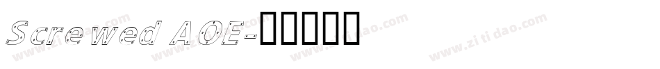 Screwed AOE字体转换